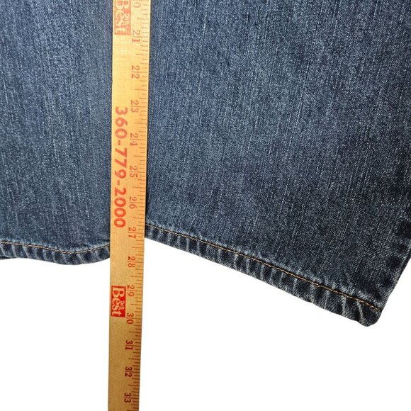 Carhartt Mens Blue Denim Jeans 40x30 Relaxed Fit Straight‎ Leg Medium Wash - Picture 7 of 8